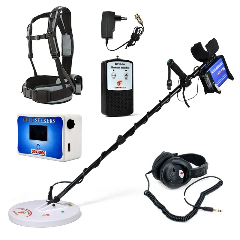 Professional Gold Detector Hand Held Underground Metal Detector Gdx 8000