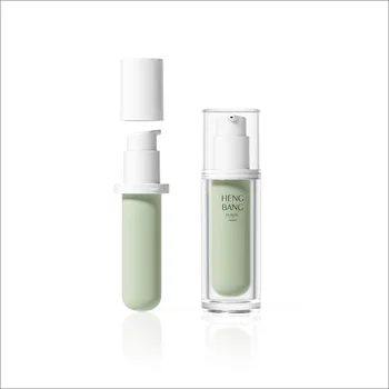 Cosmetic Replaceable Airless Pump Sunscreen Lotion Bottle 30ml Eye Bb Cream Airless Bottle Refillable Cosmetic Bottle