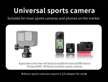 Action Camera Magnetic Base Adapter Quick Release 90 Horizontal Vertical Shooting Sports Camera Magnetic Base product image