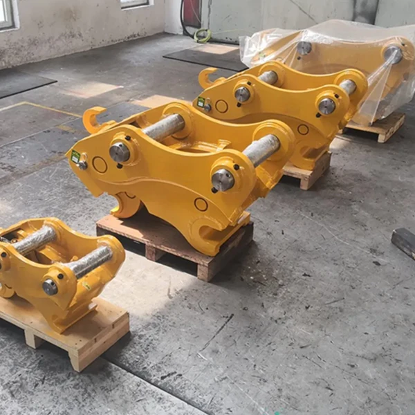 YICHEN hydraulisk hurtigkobling til gravemaskin, raskt vekslesystem for tilbehør, egnet for 1 tonns maskiner