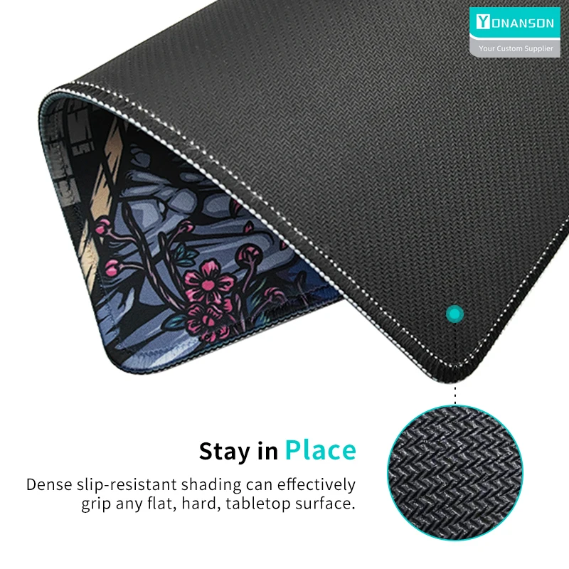 Customized logo non-slip mouse pad