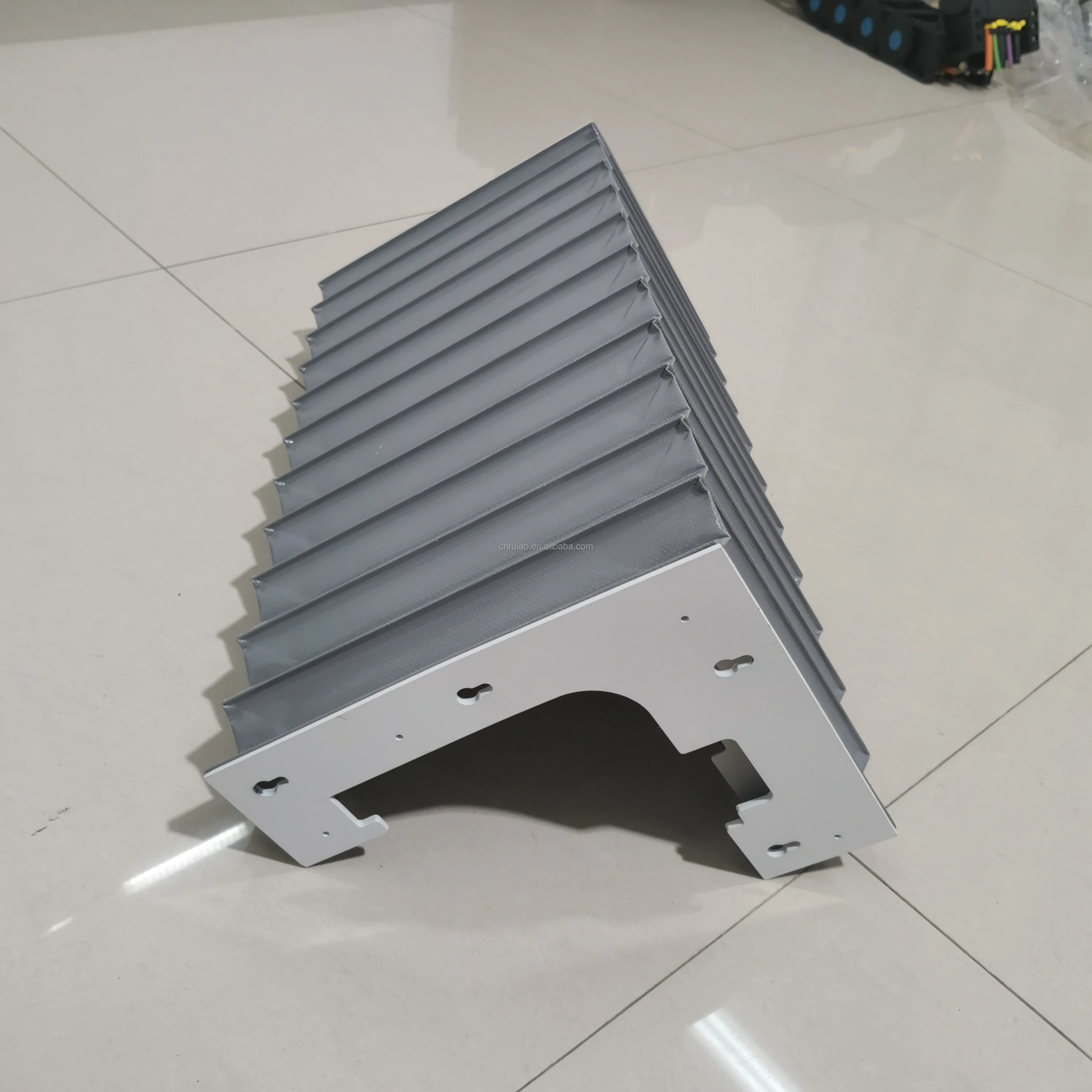 Cnc Plastic Accordion Linear Guide Rail Protection Slideway Cover