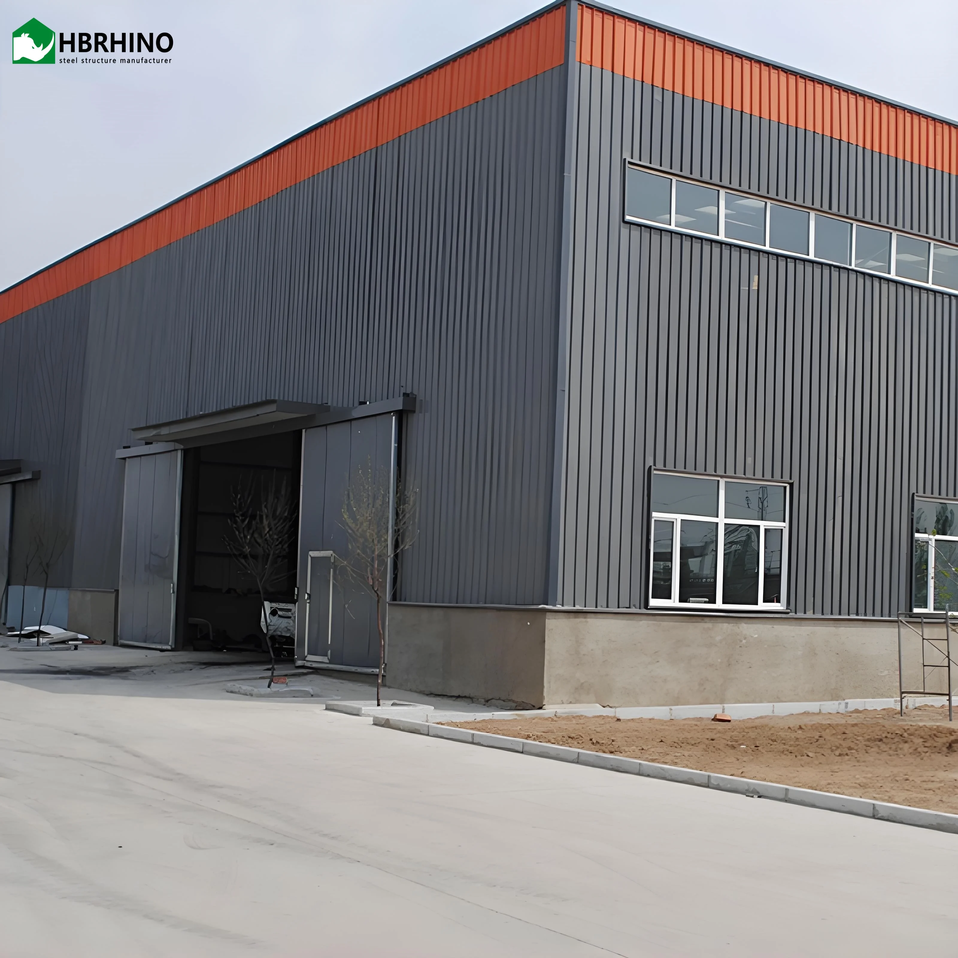 Современная сборная стальная конструкция для цехов и заводов сборный дом склад от Tesia Industry