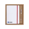 White 2pcs Notebook+pen