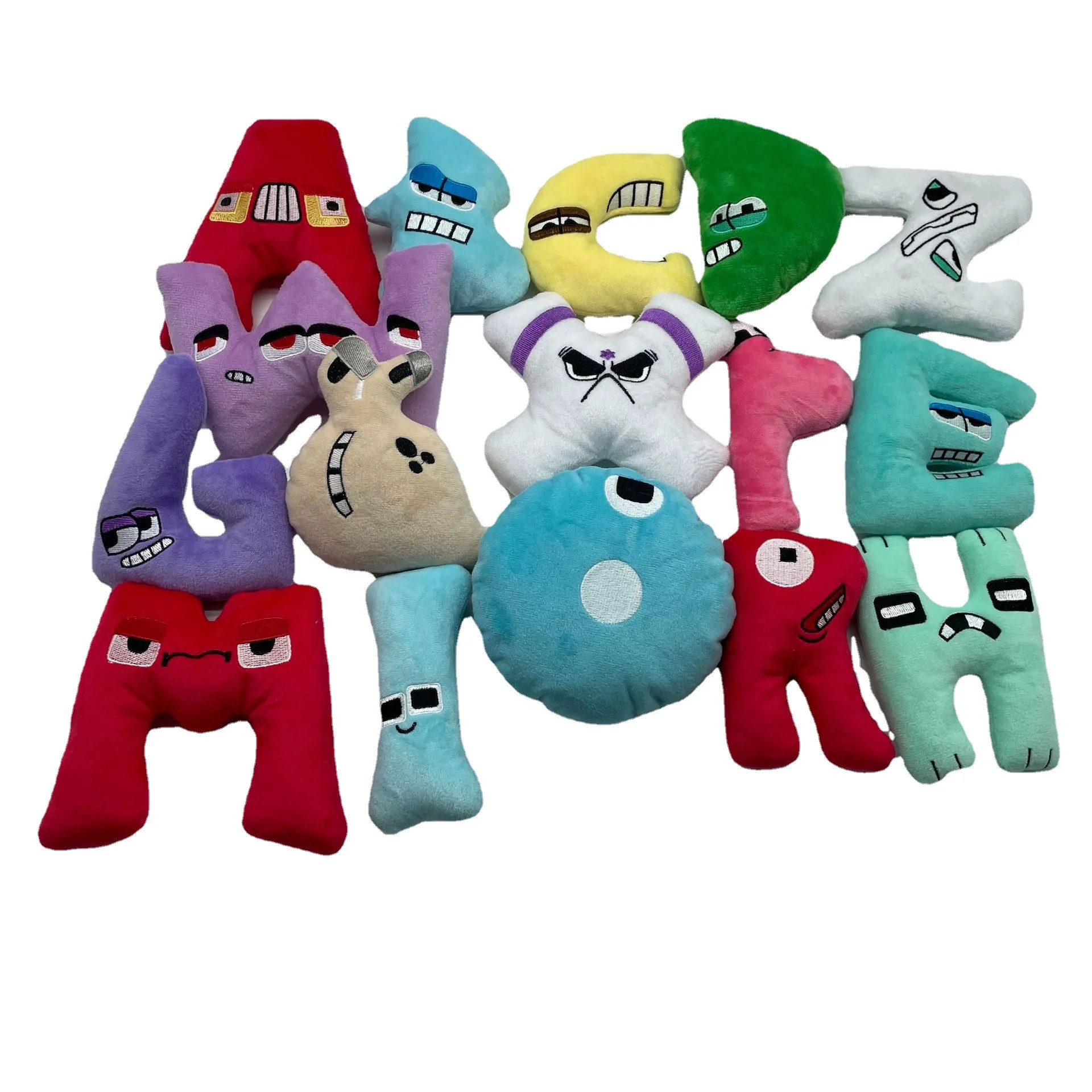 Style Alphabet Plush Anime Doll Kawaii 26 English Letters Stuffed Toys ...