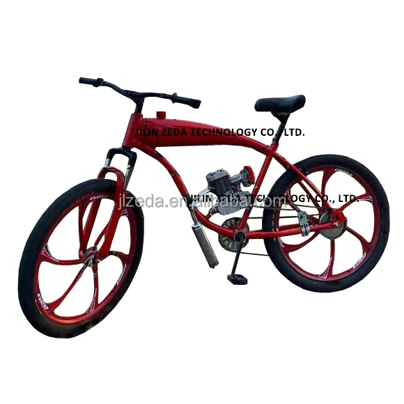 2.4L / 3.4L Gas tank Built-in Oil Frame for 2 Stroke Petrol Engines Racing Bike Motor Motorized Bicycle Frame