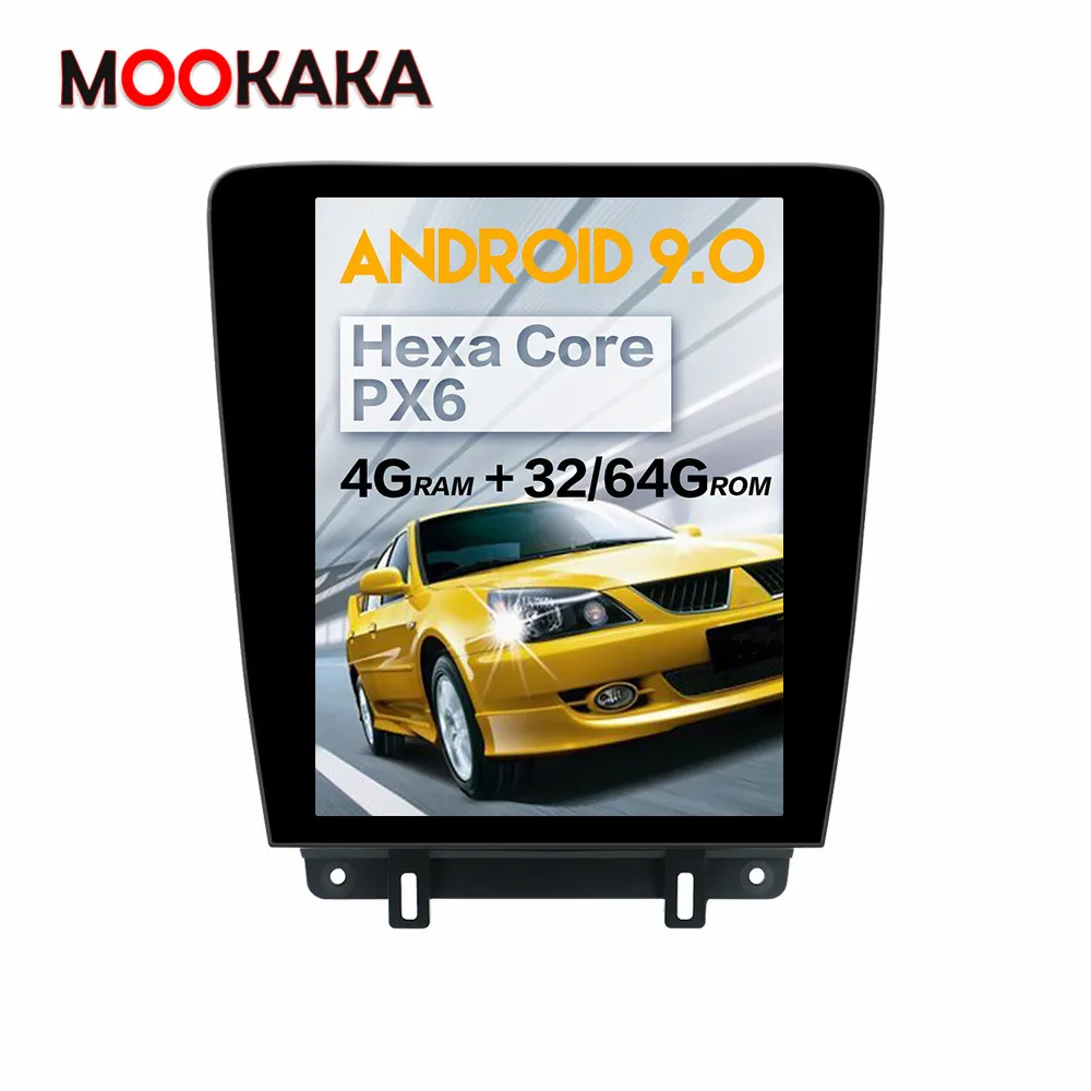 Tesla Screen Android Car Multimedia Player for Ford Mustang 2010 2011 2012 2013 2014 GPS Navigation Audio Radio Stereo Head Unit