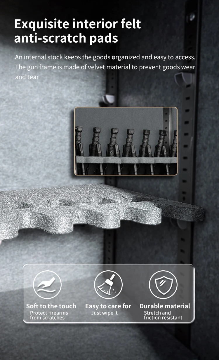 CEQSAFE Top Quality Digital Fireproof Gun Safe Box with Lagard Combination Lock supplier