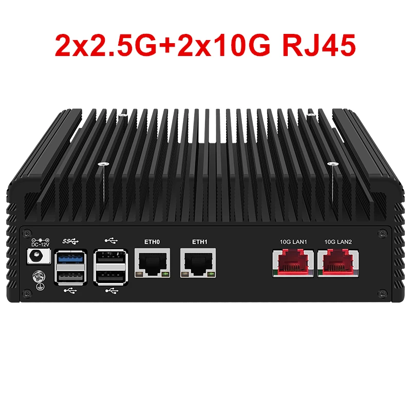 Topton I3 Mini PC Home Server - 2x10G LAN & 2.5G NVMe Storage