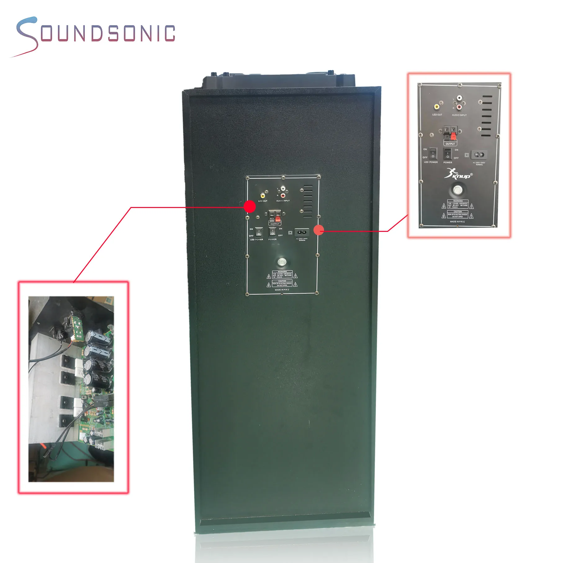 Производитель сабвуфер Большой питание двойной 10-дюймовый беспроводной BT pa открытый бас спикер партии караоке с беспроводным микрофоном *