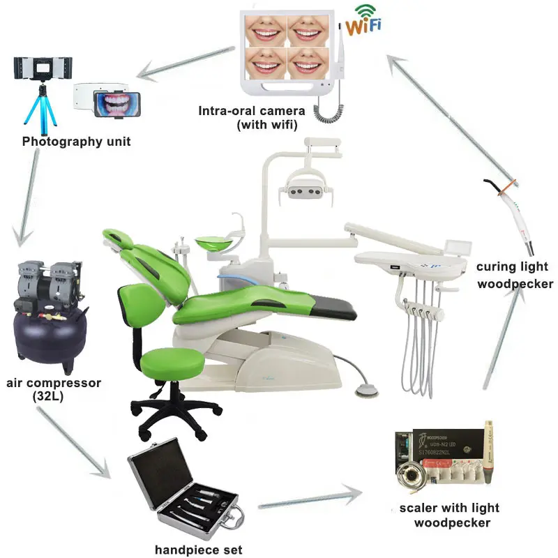 2023 High quality Chinese chair dental unit details