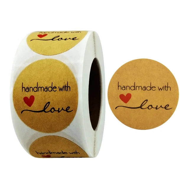 Thank You For Supporting My Small Business - 1.5 Inch Round Self-Adhesive Labels (500 Roll)