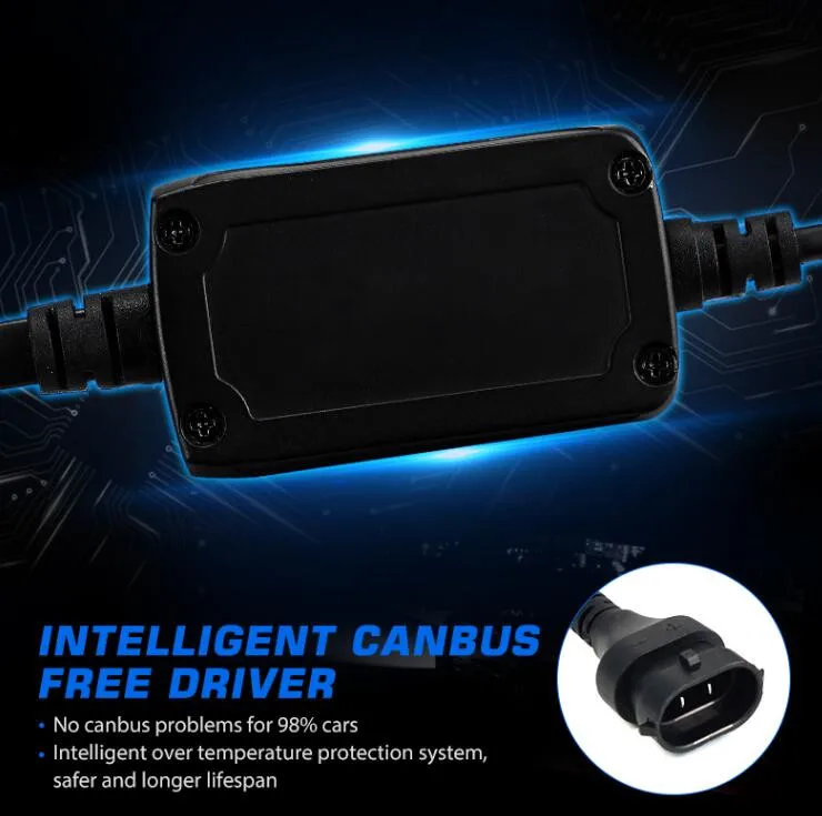 2021car led head lamp projector light  P16 H11H7 H4 100W 9600lm for car Auto Lighting System head light bulbs