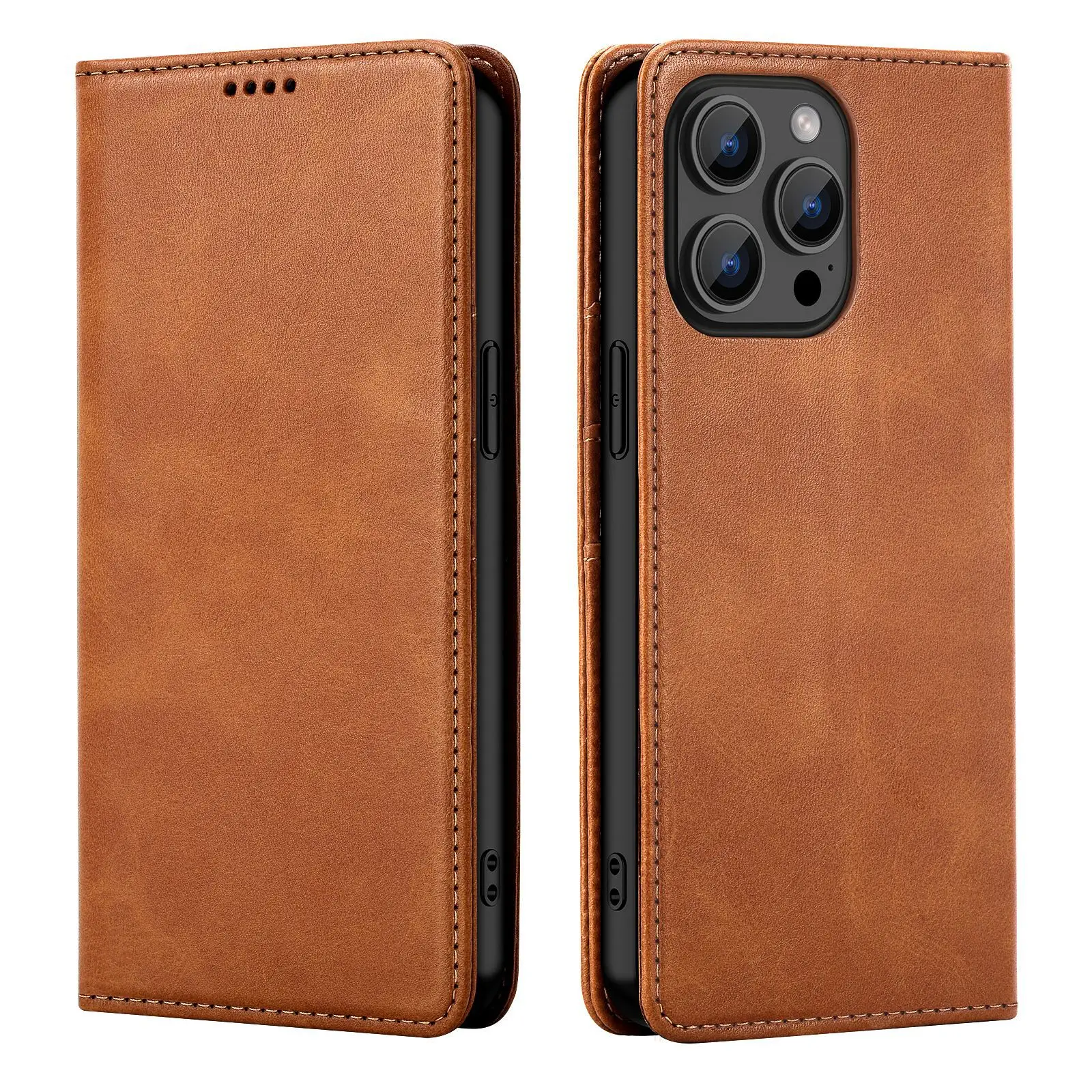 For  samsung S24 FE  ALF-112  Laudtec  leather  zipper  Wallet Folded holster retro business  Business case ALF -162 Laudtec