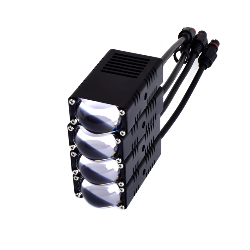 SENLO T1 Plus Blue Lens Dual Color Car Led Headlight LED Fog Light Driving Light Dual Color Motorcycle Lights