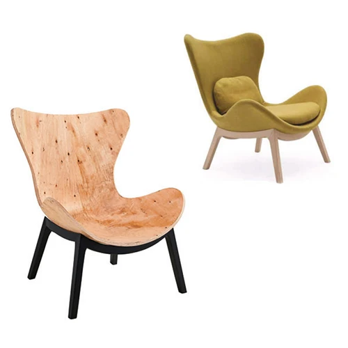 Компоненты из фанеры для деревянного стула отдыха аксессуары формованные сиденья и спинки гостиной домашнего офиса