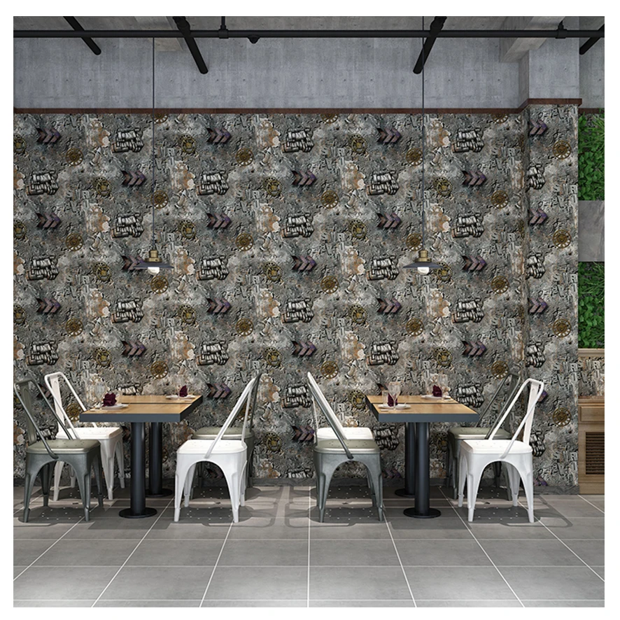Wall Papers Coffee Ethiopia Modern 3D Three-Dimensional Wall Paper Home Decoration