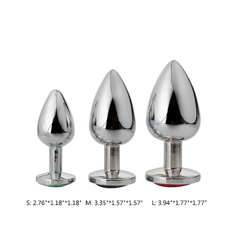 3 Sizes Stainless Steel Anal Plug for Men & Women | CE Certified Butt Plug for Adult Fun | Custom Logo Options Available 3 Sizes Stainless Steel Anal Plug for Men & Women | CE Certified Butt Plug for Adult Fun | Custom Logo Options Available