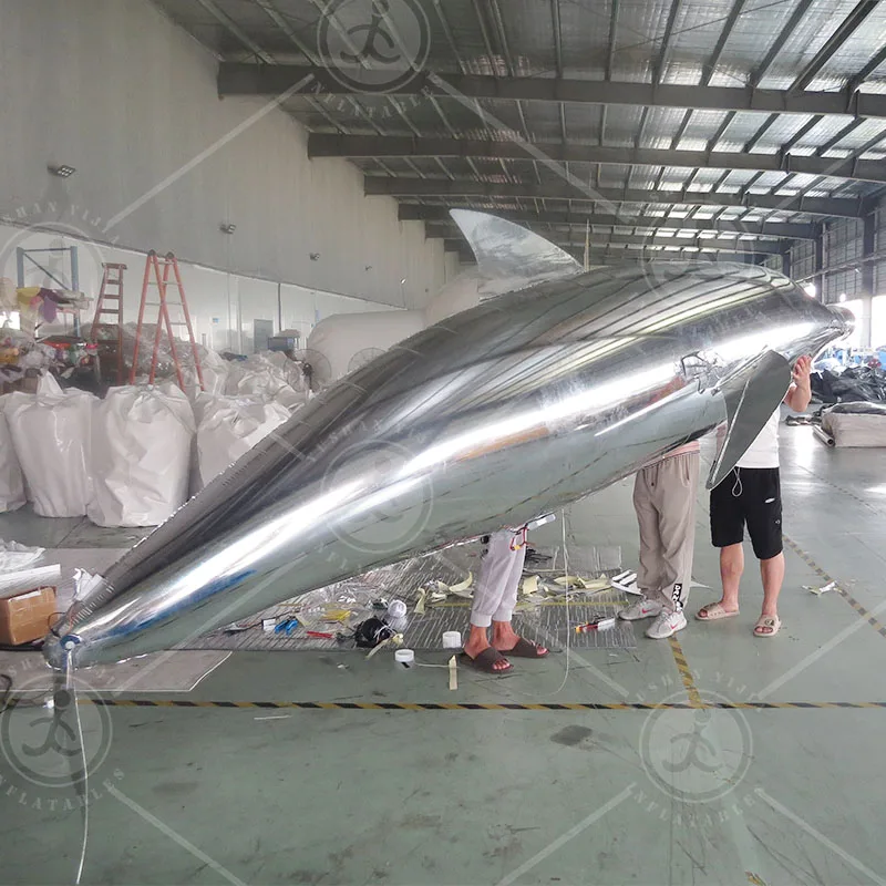 Custom Party Decoration Remote Control Flight Helium Dolphins Cartoon