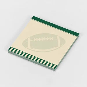 Wholesale Sporty Style Self-Adhesive Custom Size Offset Paper Memo Pad Pocket Buddy Sticky Notes for School & Office Use