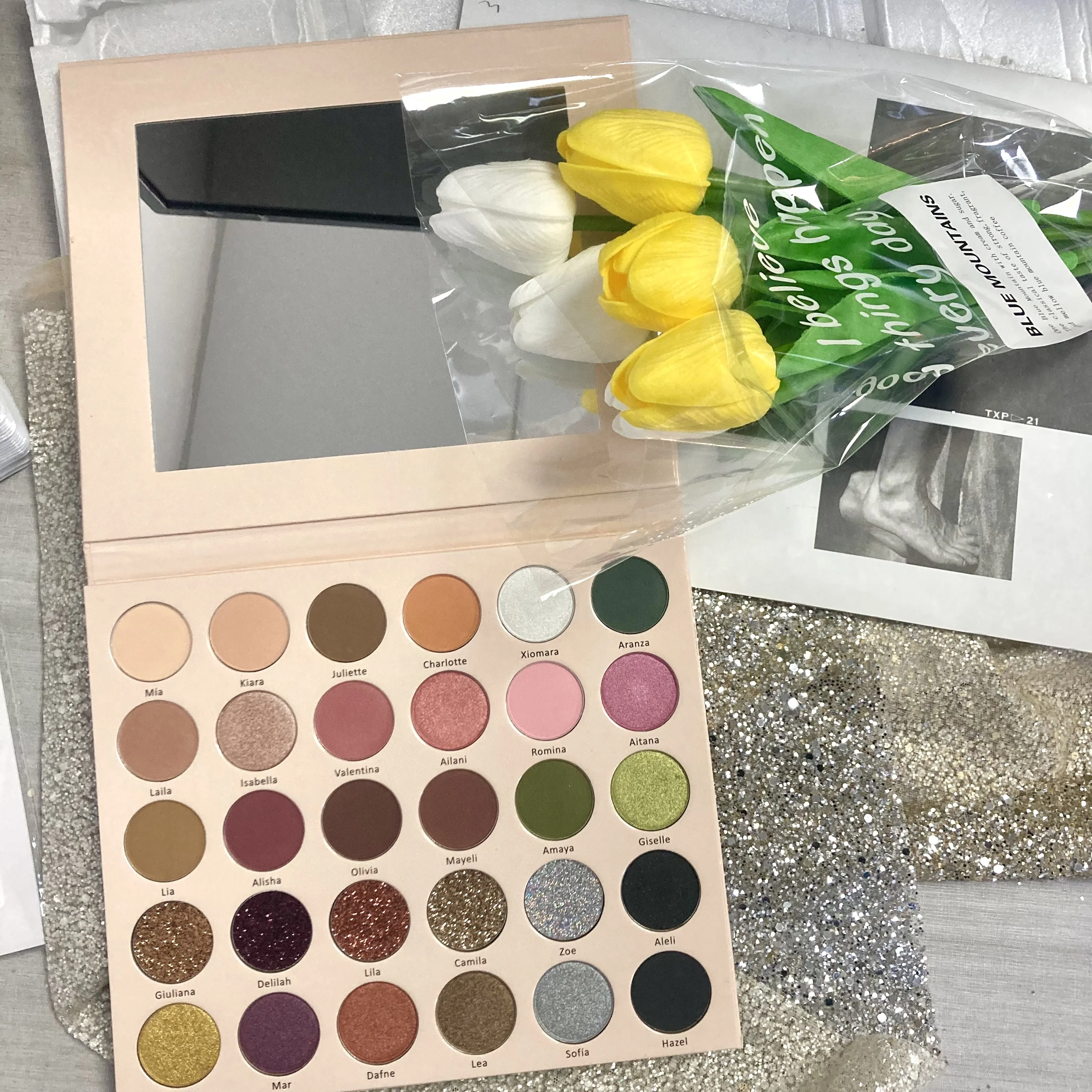 Custom 35 Eyeshadow Palette - High Pigment, Vegan Makeup