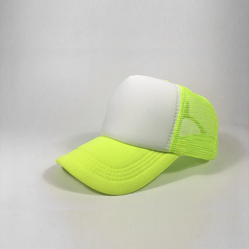 Polyester Foam Neno Caps Bright Trucker Hat Colors