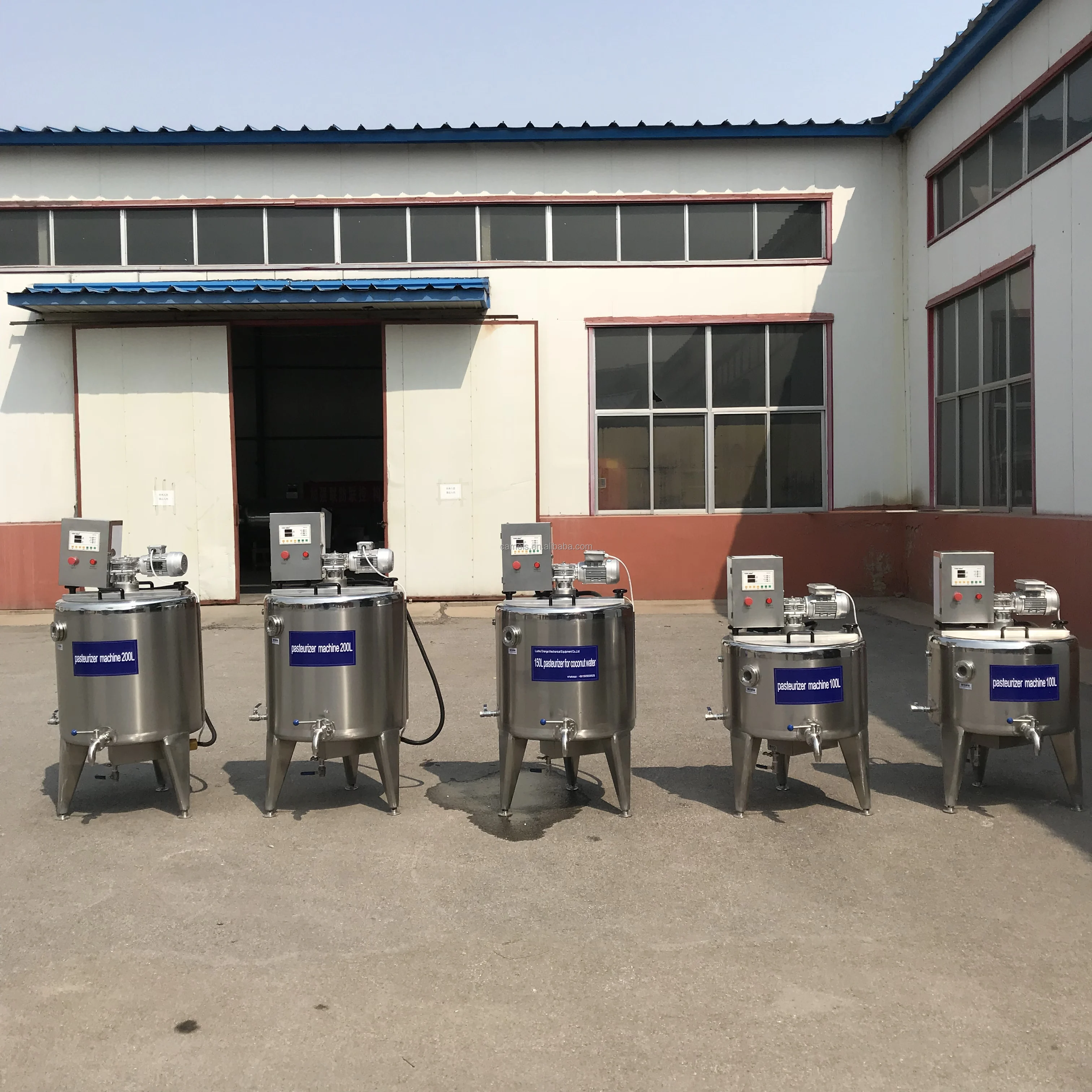 500l Small Milk Pasteurization Tank/juice Pasteurization Machine