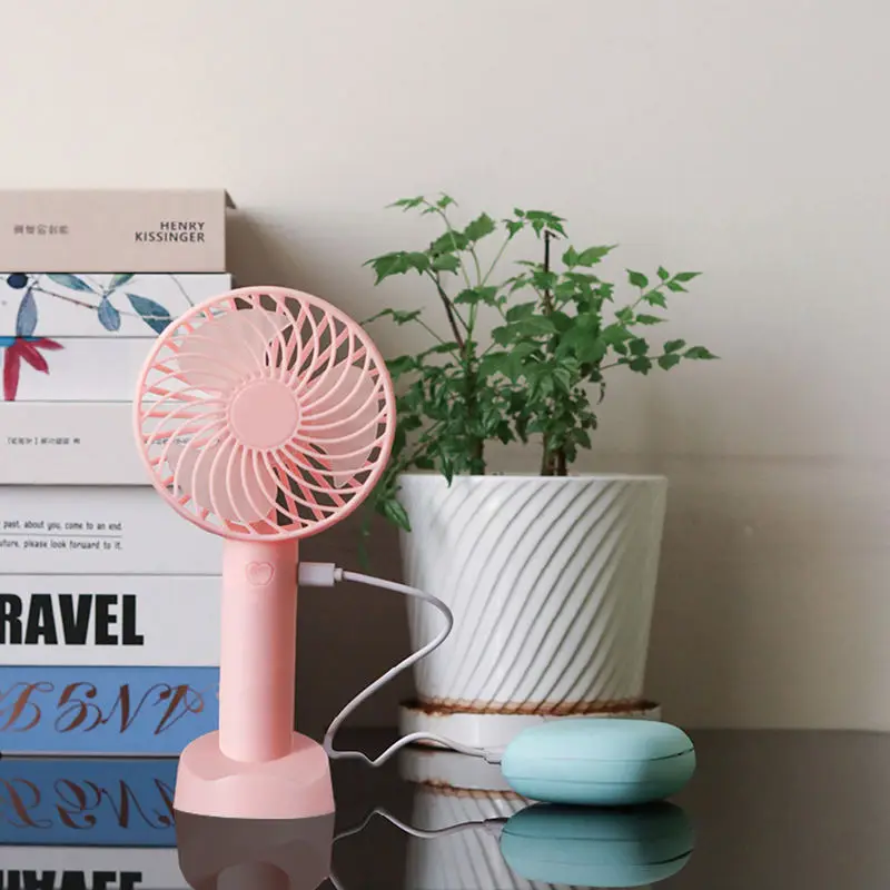 Customized logo and Color for  Mini Fan Handle Fan Customized logo for Summer
