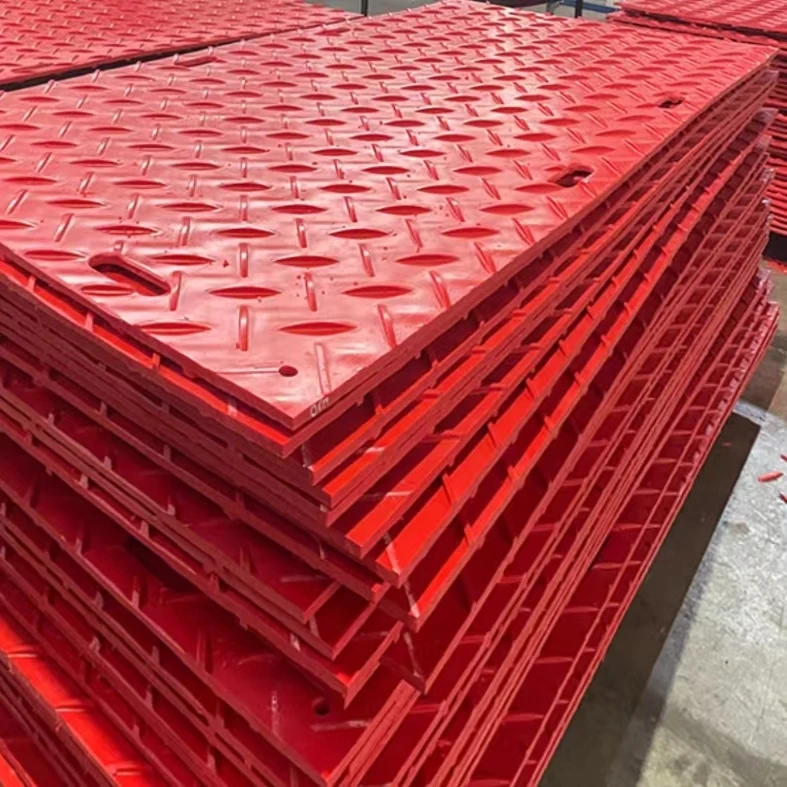 HDPE Rig Mats Temporary Road Pad Extruded UHMWPE Ground Mats Access Driveway Board and Systems HDPE Rig Board Plastic Sheets