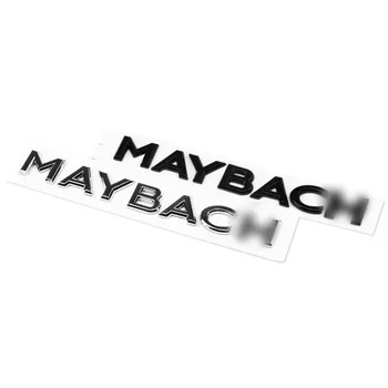 Car Rear Trunk Letters Emblem Badge Logo Stickers for mercedes benz MAYBACH letter decal S400L GLS body rear trunk decal