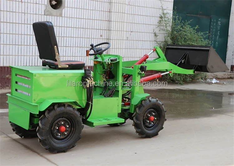 1ton small hydraulic pilot mini loaders compact articulated payloader electric system wheel loader with grapple