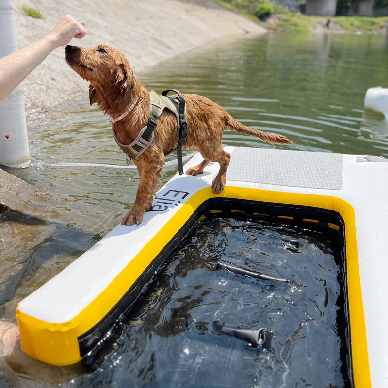 Tablón inflable para cachorros, rampa para mascotas, plataforma