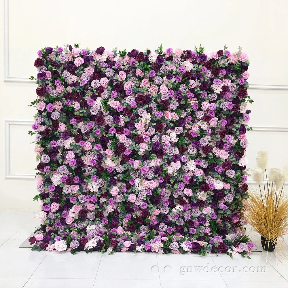 Gnw Ornamental Flower Backdrop Purple Custom Size Highquality Material Process Design Flower