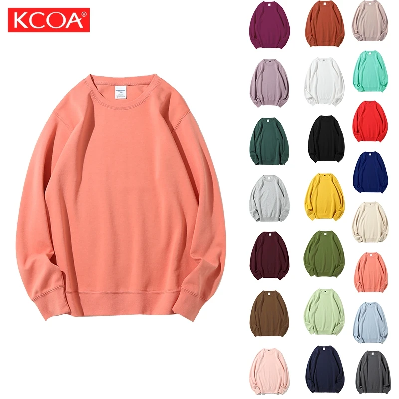 OEM Wholesale Unisex Cotton Blank Crewneck Embroidery Oversized Sweatshirt for Men