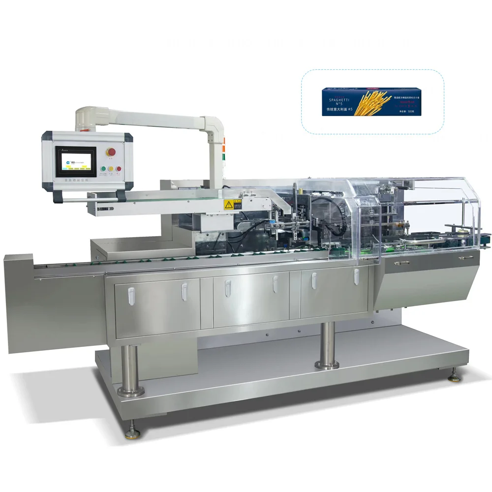 Manufactory  Spaghetti Paper Box Packing Machine Pasta Automatic Cartoning Machine Cardboard Box Packaging Machine