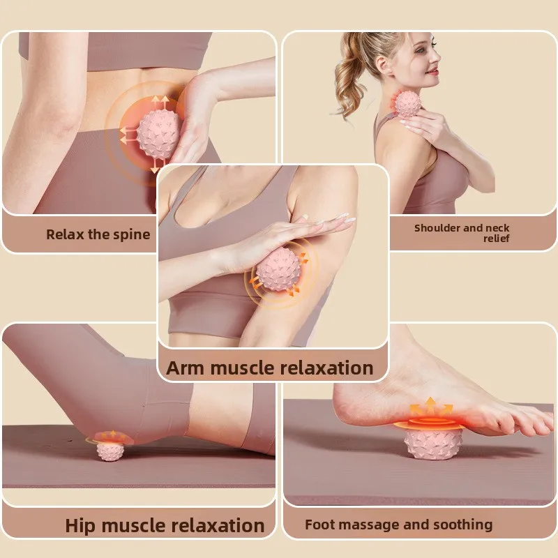 Thermoplastic Elastomer Fascia Ball Yoga Exercise Massage Tool for Muscle product detail 3