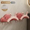 Dos soportes para lavabo con orejas de conejo [rosa]