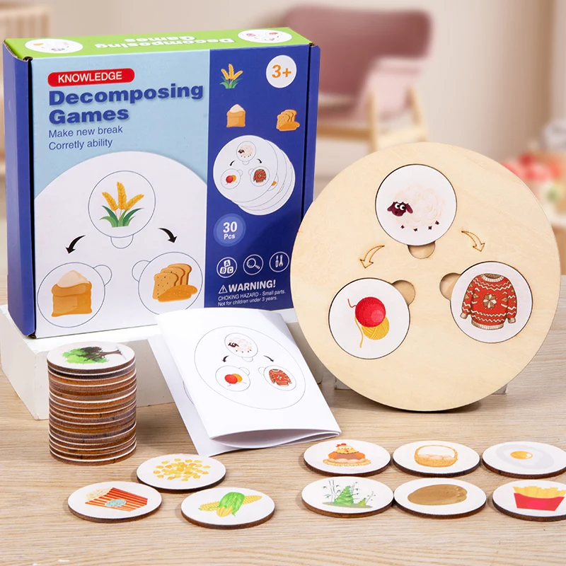 Tablero de ciclo de vida Montessori - Tablero de ciclo de vida Waldorf - Material de aula Montessori - Juguete educativo de madera - Juguete de madera para niños de 3 años - México
