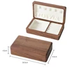 Madera de nogal + franela beige