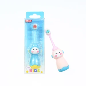 So Cute Baby Toothbrush Lovely Robot Shaped Super Soft Kids 3D Tooth Brush PET Box Individually Wrapped Premium