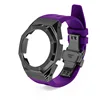 Black Case + Purple FKM Strap + Black Butterfly Clasp