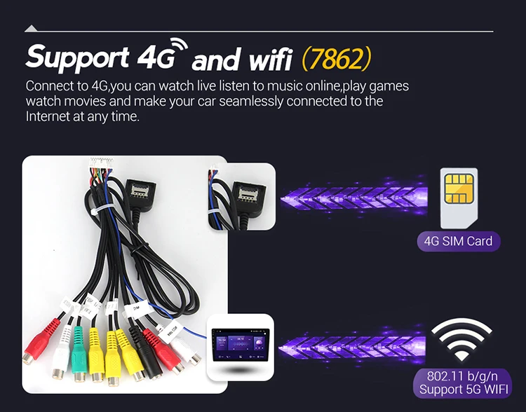 Android10.0 7862 2.5D AHD IPS Screen DVD Car Multimedia Player Universal navigation and entertainment DSP CarPlay android auto