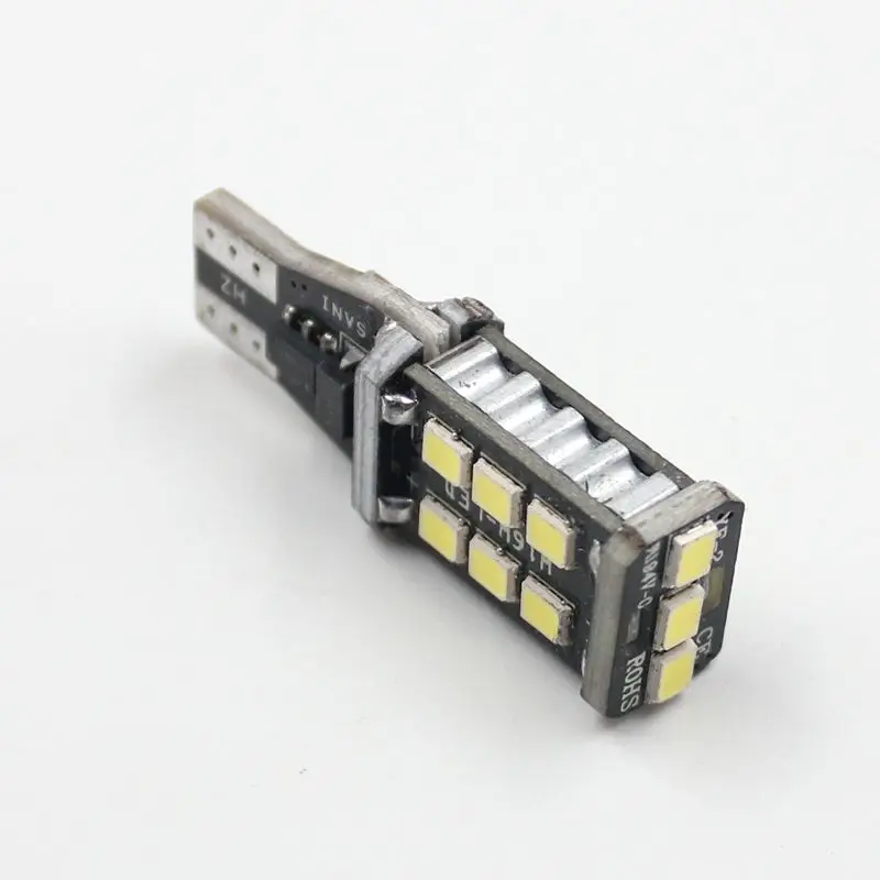 15SMD 2835 T15 LED Width Lamp Lights Bulbs Canbus 921 912 906 T15 W16W LED Brake Lamp Stop Tail Light Bulbs