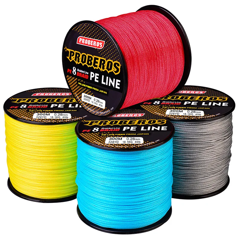 Factory Direct Sale 8 Strands 40-300LB 300meter Pe Braided Fishing Line Factory Direct Sale 8 Strands 40-300LB 300meter Pe Braided Fishing Line