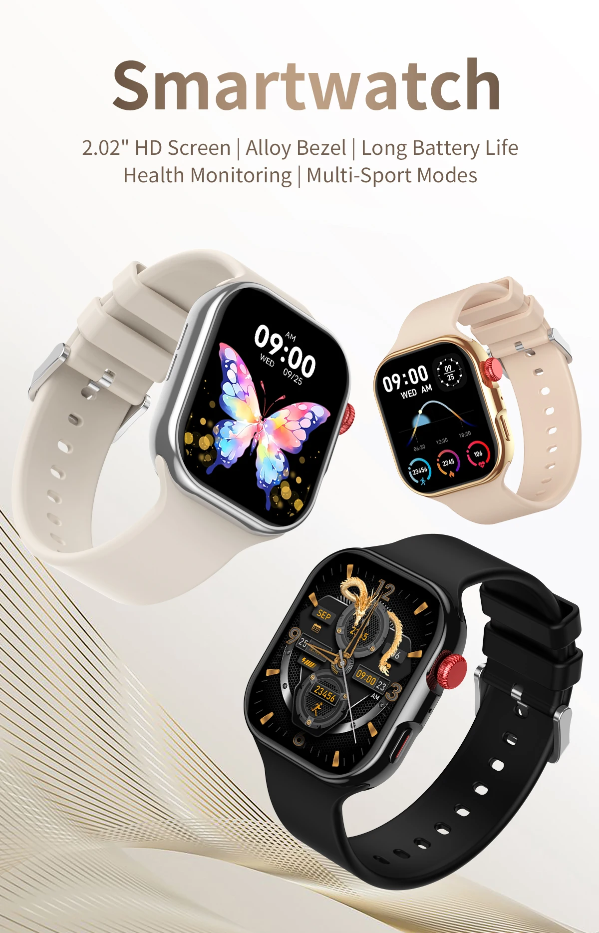 Welcome OEM Order, Factory Whole Selling 2025 Sanvnet Cy39 Fashion Smart Watches 2.02inch Hd Screen Offline Payment Ip68 Waterproof Navigation Bt Call Smartwatch For Men - Buy Unisex Smartwatch payment Smartwatch ip68 Waterproof Smartwatch positioning Smartwatch fitness Tracker Smartwatch