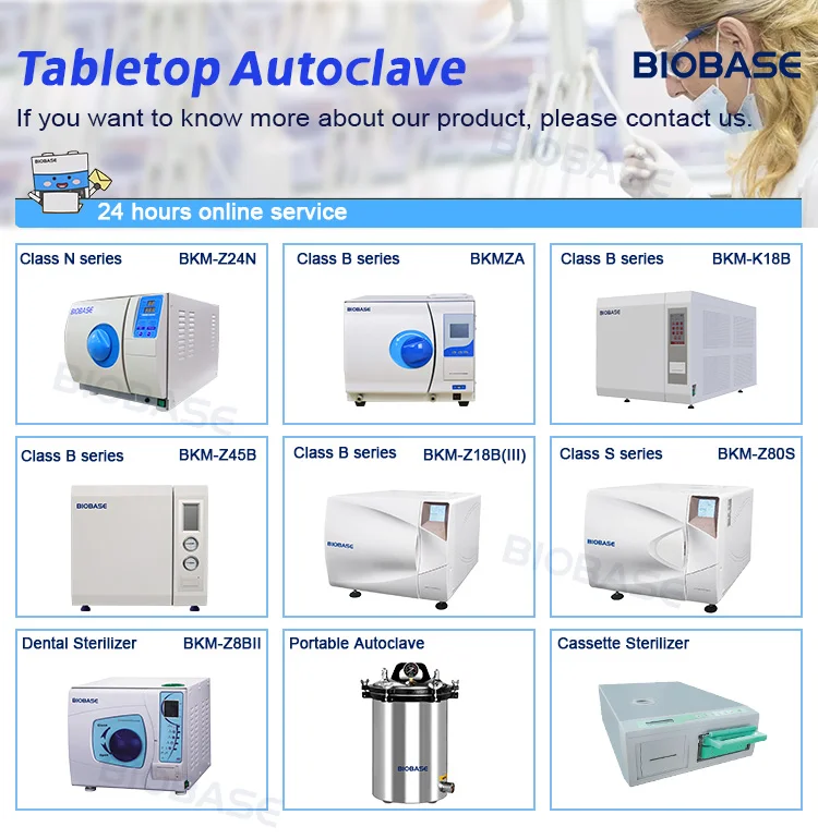EustomA 18L Semi-Automatic Table Top Class N Autoclave High Pressure Temperature Steam Portable Autoclave Steam E118