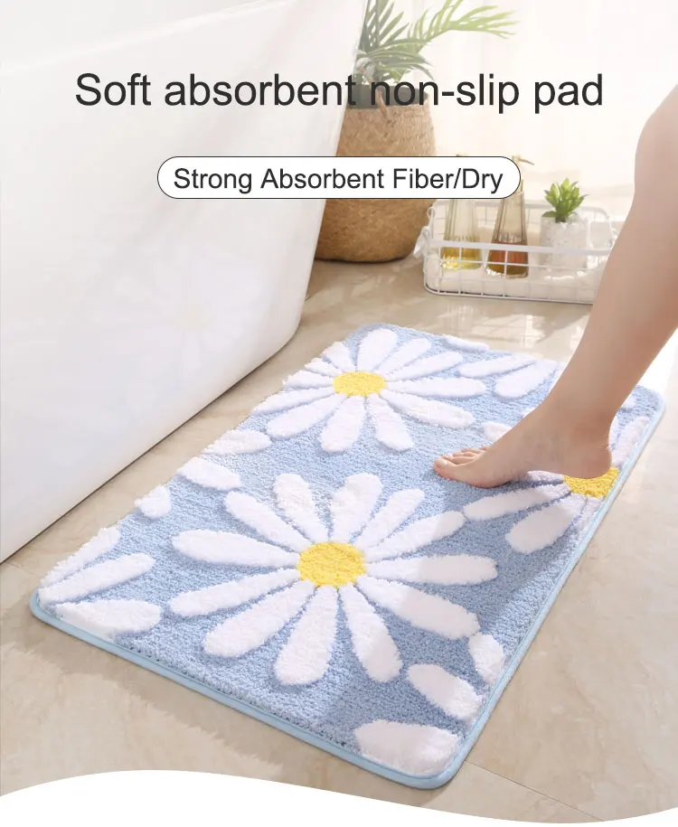 Bathroom Mat Supplier Custom anti-slip Bathmat Floor Mats and Carpets super absorbent microfiber sink bath mats rugs wholesalers details