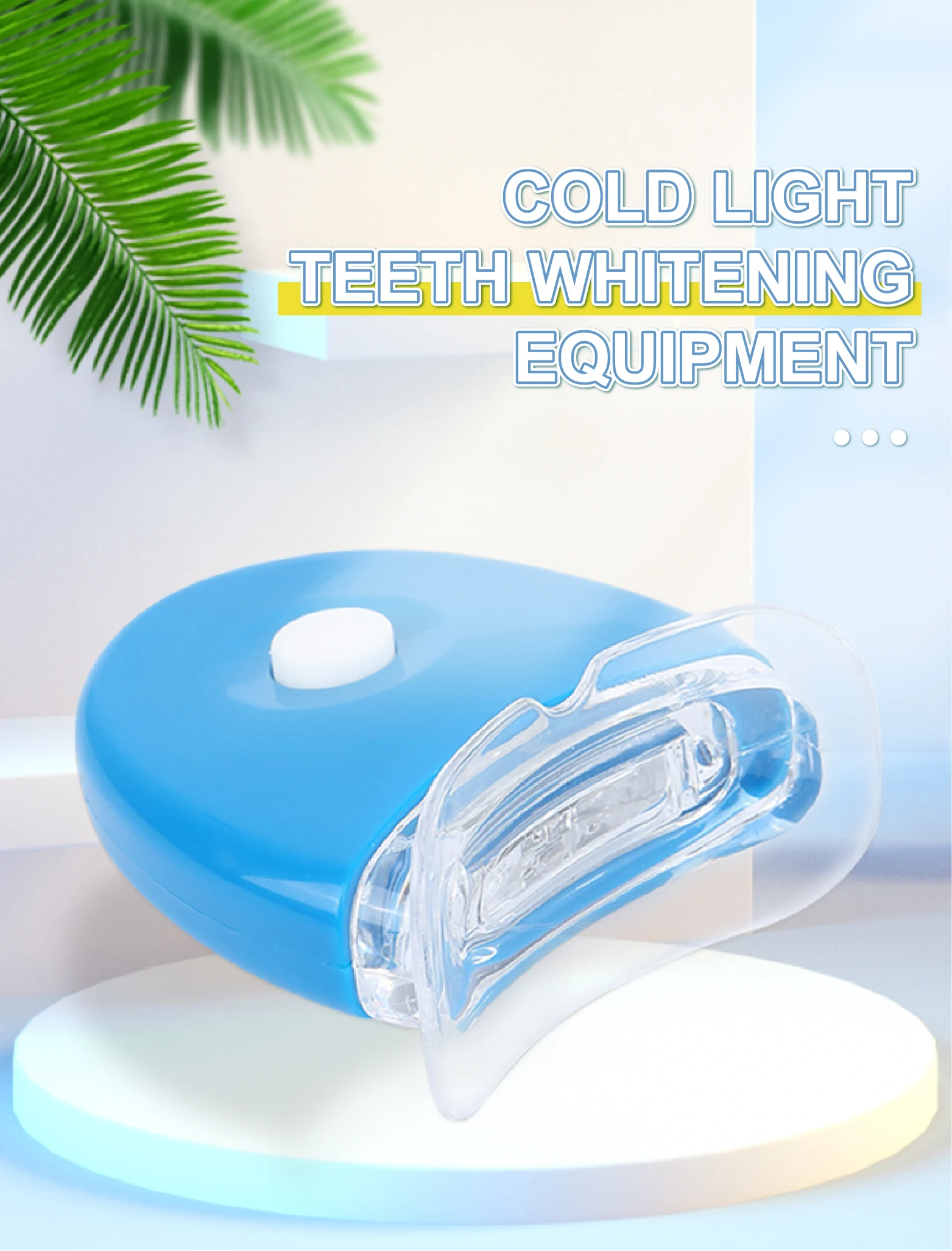 Home Mini Ultrasonic Tooth Cleaner Beauty Tooth Light With Gel Using