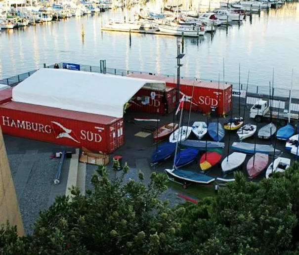 Shipping Container  Shelter , Container Mounted Tent, Container Canopy
