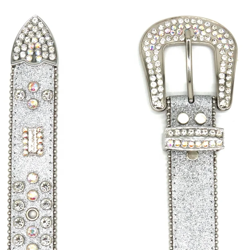 Cowboy High Quality Diamond Elastic Men's Ladies Accessories HipHop Y2k  Fashionable Streetwear Renaissance Wholesale Chain Belts